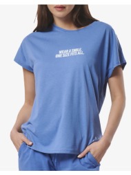 body action women``s relaxed fit t-shirt 051421-01-riviera blue blue