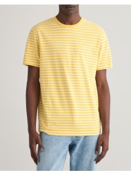 gant μπλουζα κμ striped t-shirt 3g2013037-706 yellow