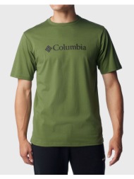 columbia ανδρική μπλούζα csc basic logo™ short sleeve ce33-1680054-351 green