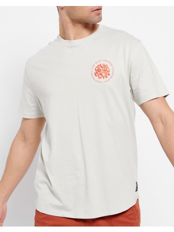 funky buddha relaxed fit t-shirt με τύπωμα