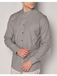 brokers ανδρικο πουκαμισο regular μ/μ 24016861633-83 gray