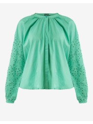 mexx blouse with embroidery sleeves and back mf006103041w-165930 green