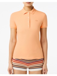 lacoste μπλουζα κμ polo ss 3pf5462-ixy coral