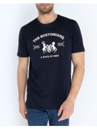the bostonians μπλουζα t-shirt the bostonians logo 3ts1286-navy navyblue