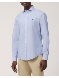 harmont&blaine camicia uomo in cotone cnl026012820i-854 navyblue