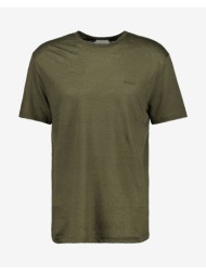 gant μπλουζα κμ linen ss t-shirt 3g2013017-301 olive