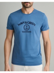 navy&green t-shirts-τ-shirts 24tu.322/5p-blue stone lightblue