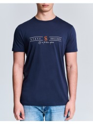 staff man t-shirt short sleeve 100% co 64-055.051-ν0045 navyblue