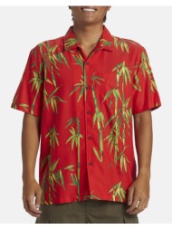 quiksilver bamboo dna island ss πουκαμισο ανδρικο aqywt03326-rzm6 red