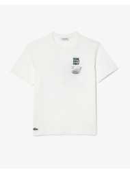 lacoste μπλουζα κμ tee-shirt ss 3th0135-img offwhite