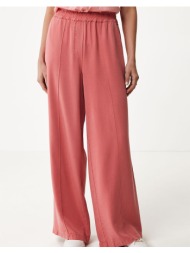 mexx wide leg pants with elastic waistband mf007002541w-161640 coral