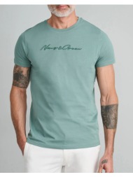 navy&green t-shirts-τ-shirts 24tu.322/11p-smoke pine mintgreen