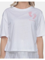 armani exchange t-shirt 3dyt61yjg3z-1000 white