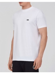 karl lagerfeld t-shirt crewneck 755051-542221-10 white