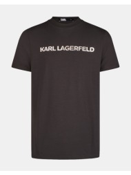 karl lagerfeld t-shirt crewneck 755053-542221-990 black