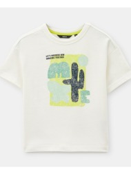 mexx oversized short sleeve with print mf007805441b-110602 offwhite