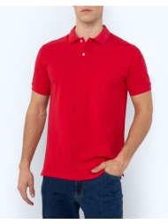 bostonians μπλουζα polo pique regular fit 3ps0001-light red