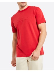 nautica μπλουζα t-shirt κμ carnegie t-shirt 3ncn1m01711-805 red