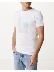 mexx t-shirt with chest print ss mf007808841m-110601 white