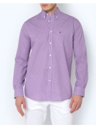 bostionians πουκαμισο chester ποπλινα regular fit minicheck poplin button-down regular fit 3aac7021-