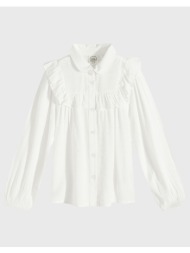 cool club πουκάμισο μακρυμάνικοκοριτσι ccg2811383-white white