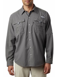columbia ανδρικό πουκάμισο bahama™ ii l/s shirt cd34-1011621-023 gray