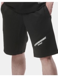 body action men``s tech fleece lifestyle shorts 033423-01-black black