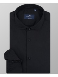 oxford company romeo slim fit πουκαμισο m113-rr21.02-02 black