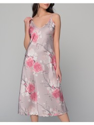 milena νυχτικο μαξι + string σατεν 003433-023 mixed