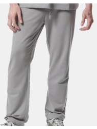 body action men``s essential straight sweatpants w/zippers 023430-01-silver grey lightgray