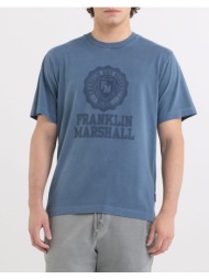 franklin & marshall tshirt jm3231.000.1016g24-228 steelblue