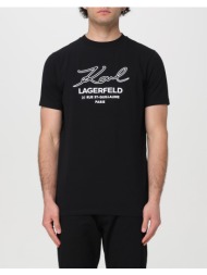 karl lagerfeld t-shirt crewneck 755047-542221-990 black