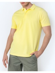 bostonians μπλουζα polo pique regular fit 3ps0001-light yellow