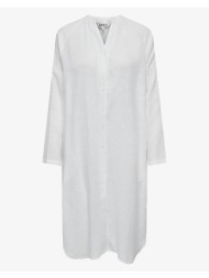 only onltokyo l/s linen blend dress pnt noos 15316678-bright white white