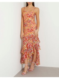 guess sl juliana dress φορεμα γυναικειο w4gk26wcwf2-p55d orangered