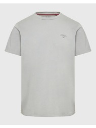 funky buddha t-shirt με branded τύπωμα - the essentials fbm009-001-04-grey gray