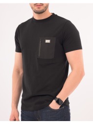 karl lagerfeld t-shirt crewneck 755085-542221-990 black
