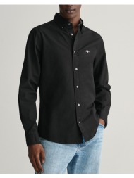 gant πουκαμισο μμ slim oxford stretch shirt 3g3230115-5 black