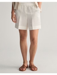 gant σορτς rel linen blend pull on shorts 3gw4020096-113 offwhite