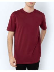 bostonians μπλουζα essential t-shirt regular fit 3ts1241-burgundy redwine
