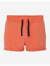 name it nkfvolta swe shorts unb f noos 13201013-coral orange