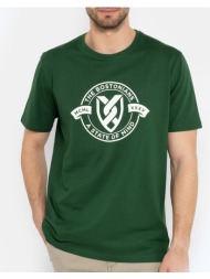 the bostonians μπλουζα t-shirt all hail logo regular 3ts1285-boston green