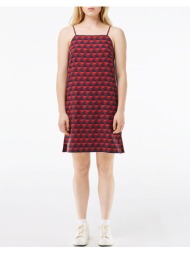 lacoste φορεμα χμ dress ns 3ef6965-ikl red