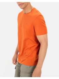 camel active t-shirt k.m. basic c241-409745-3t01-68 orange