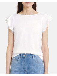 gerry weber t-shirt 1/2 sleeve 270148-44088-99600 white