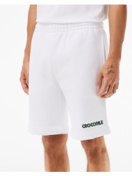 lacoste σορτς shorts 3gh8019-001 white