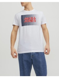 jack&jones jjecorp logo tee play o-neck noos 12233999-white offwhite