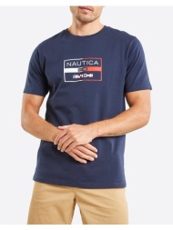 nautica μπλουζα t-shirt κμ alves t-shirt 3ncn1m01613-459 darkblue