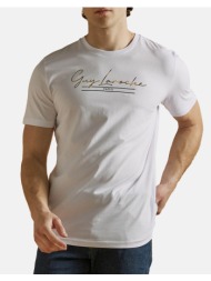 guy laroche ds19507 μπλουζα t-shirt glds19507-16 white
