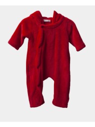 two in a castle babyland honey bear overall nb t4820-red red